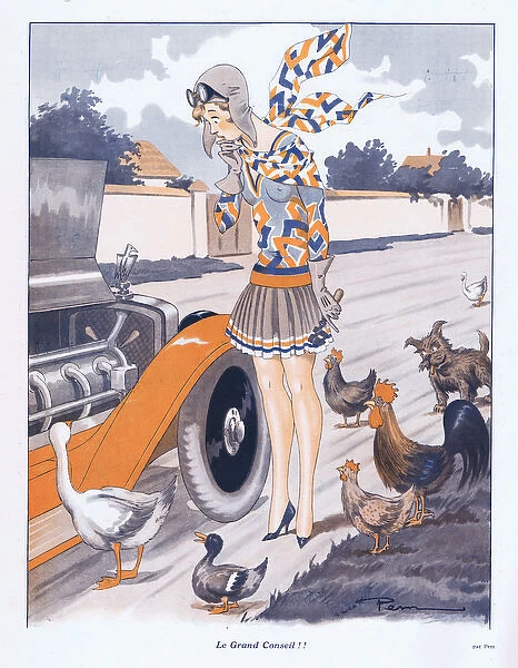 Illustration from Paris Plaisirs number 85, July 1929