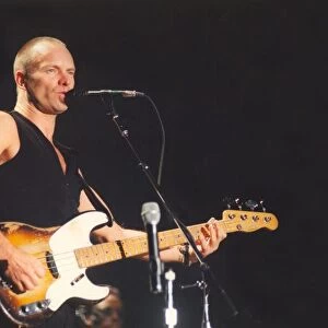 Lib - Singer / songwriter Sting in concert at the Newcastle Arena, 24th November 1996